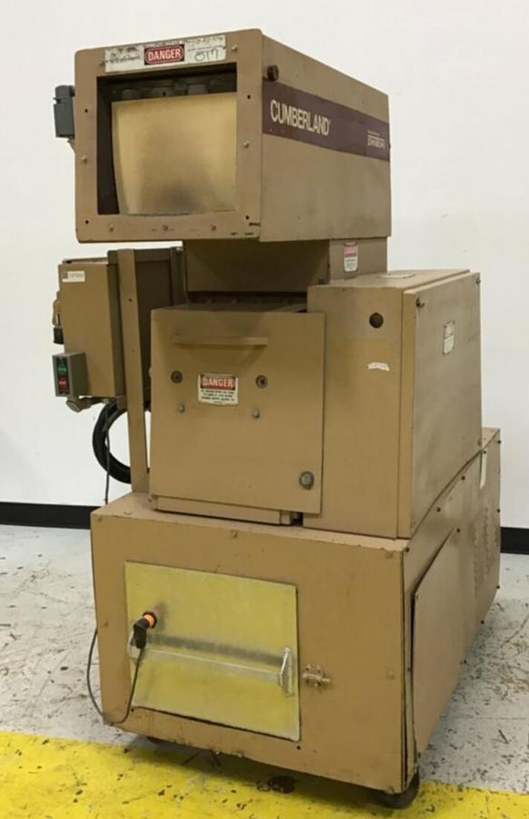 Used CUMBERLAND 10 HP Grinder / Granulator, 284 GRAN 3KN 10, Used