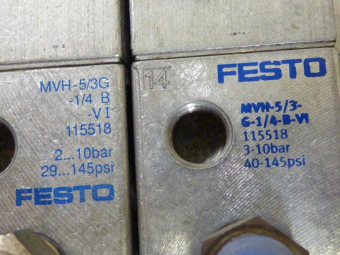 Used FESTO Control Block / Valve Terminal IFB8-02 #52871