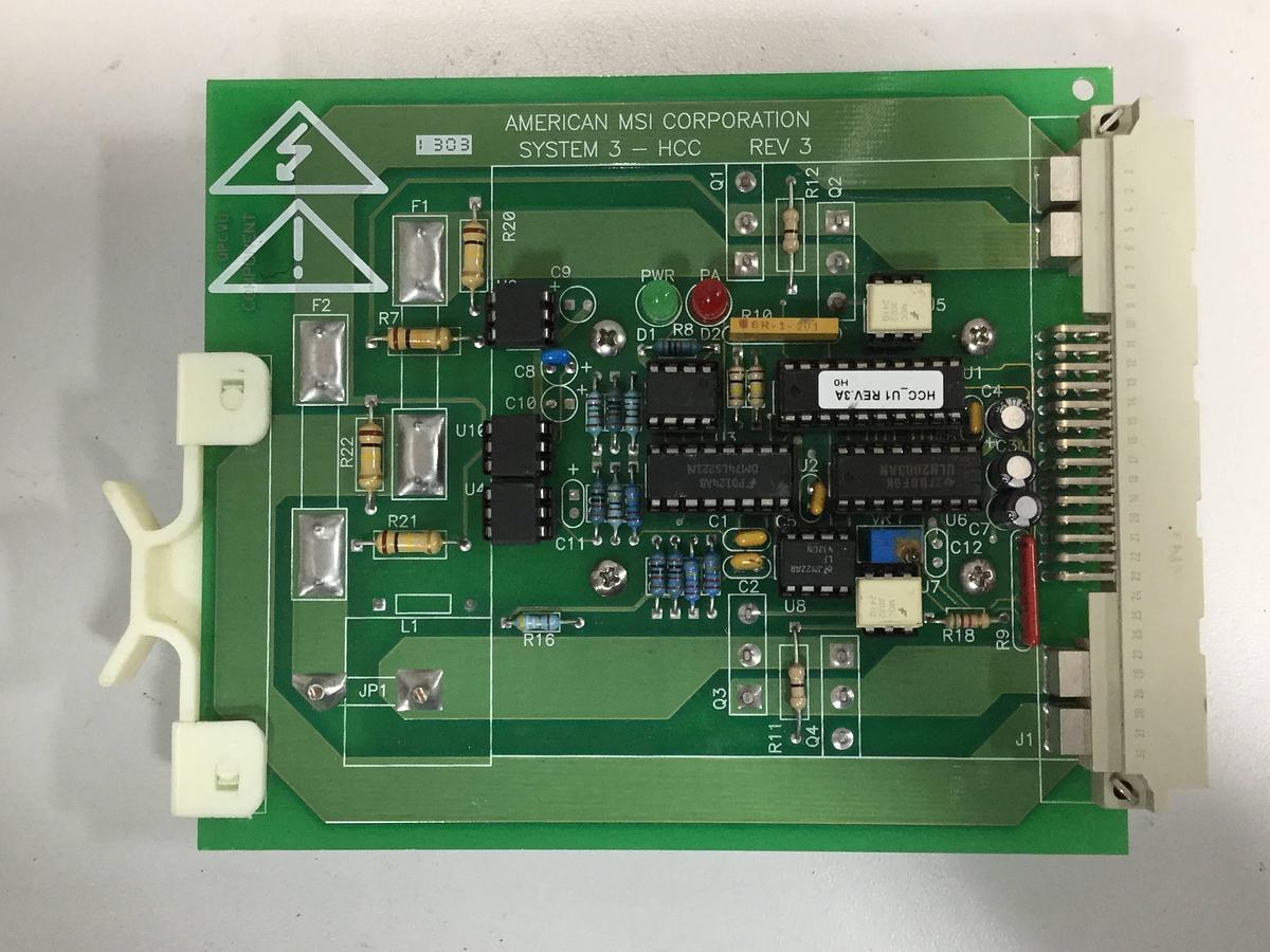 Used AMERICAN MSI Control Board C3201.010.045 Used 