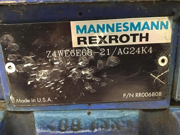 Used REXROTH Z4WE6E6821/AG24K4 Valve Used #140320