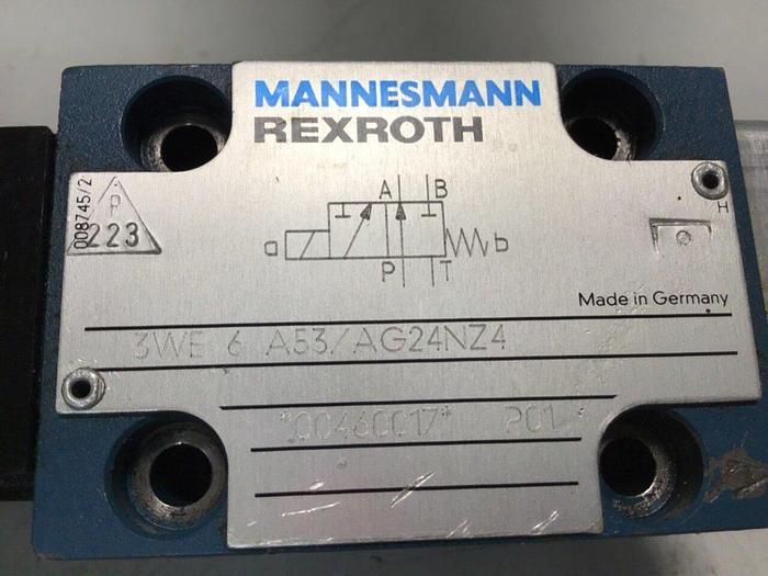 Used MANNESMANN REXROTH Valve 3WE6A53/AG24NZ4 #135664