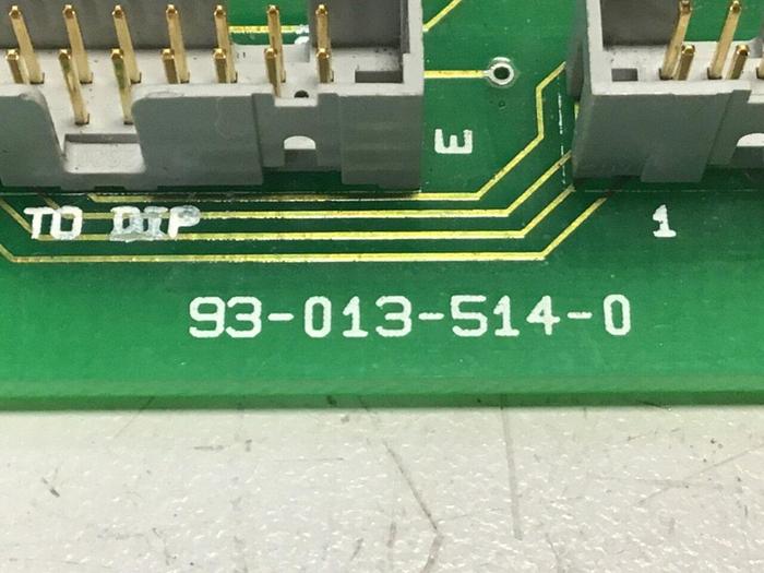 Used MOLD MASTER Relay Circuit Board 93-013-514-0 #125119