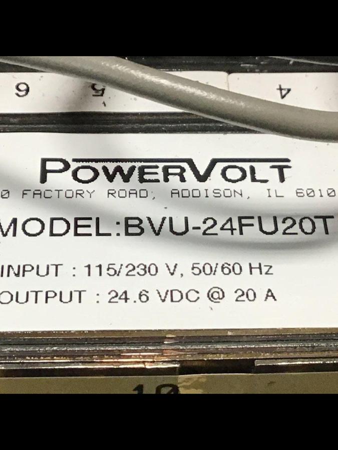 Used POWER VOLT Power Supply BVU-24FU20T8 USED