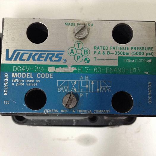 Used VICKERS Valve DG5S4-0431C-E-T-M-U-HL7-B13-60-EN502 #89853