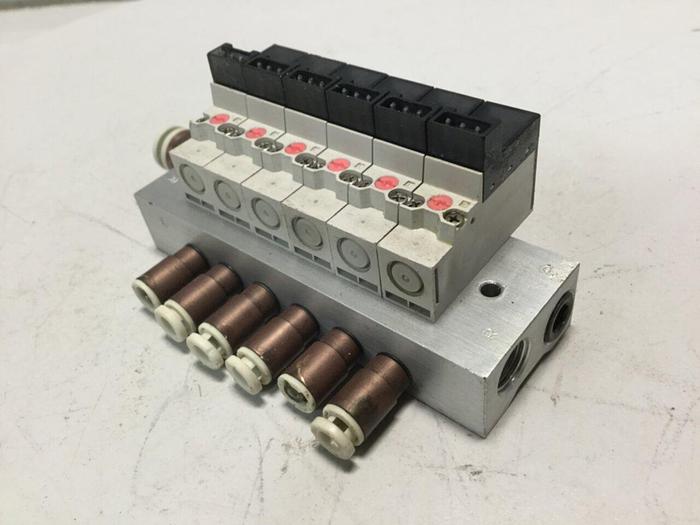 Used KOGANEI Manifold Block G010MH6A #104874