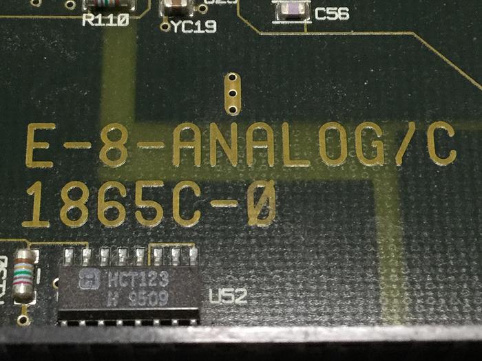 Used KEBA / Engel 18658-1 Circuit Board E-8-ANALOG/C 1865C-0 USED