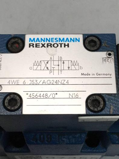 Used REXROTH Valve 4WE6 J53/AG24NZ4 #97355