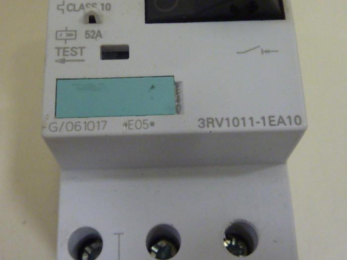 Used SIEMENS Motor Starter 3RV1 011-1EA10 #63788