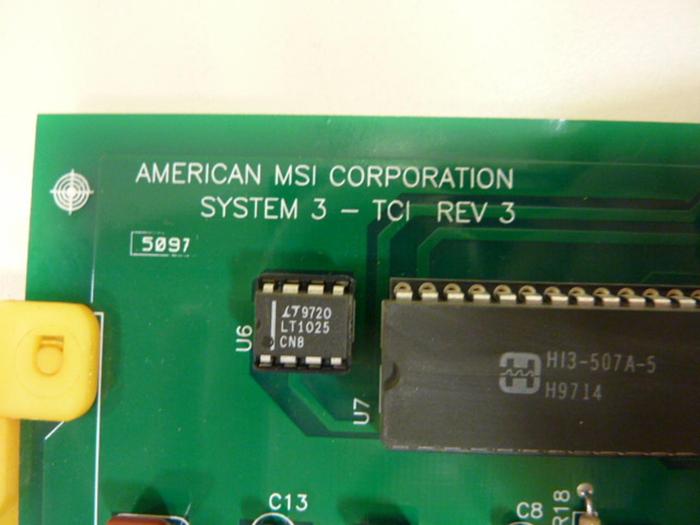 Used AMERICAN MSI Multiplexer Board 3000.020.212 #86600