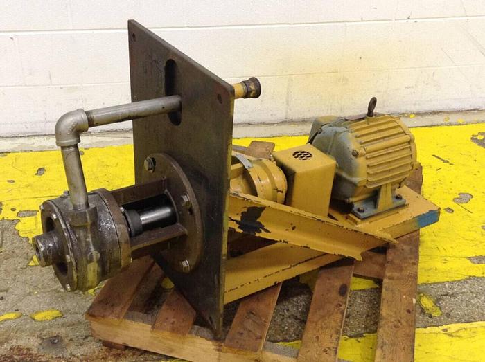 Used CARVER PUMP COMPANY coolent Pump 1X1-1/4X6LAV0S #74885