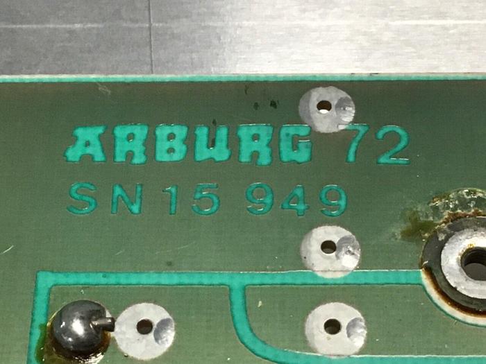 Used ARBURG Circuit Board 72 #129121