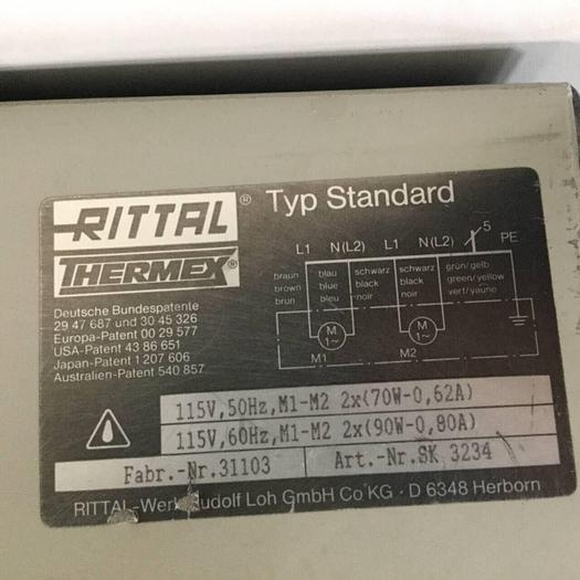 Used RITTAL THERMEX Heat Exchanger SK-3234 USED