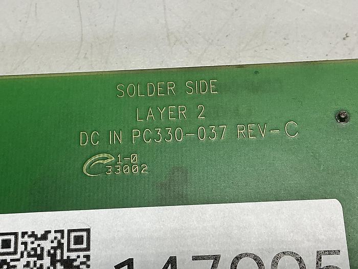 Used VAN DORN ASSY 330037 REV-C