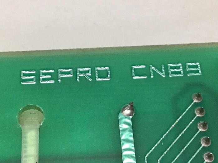 Used SEPRO ROBOTIQUE Circuit Board CN89 07S0096304/A USED