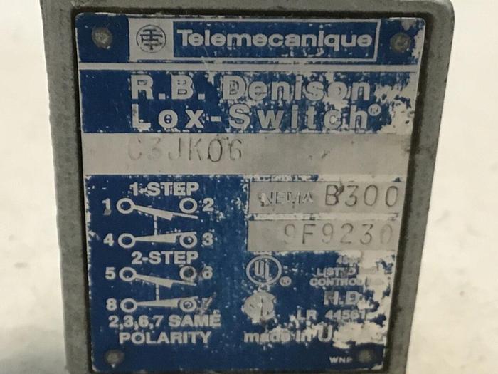 Used TELEMECANIQUE Limit Switch C3JK06 #121453