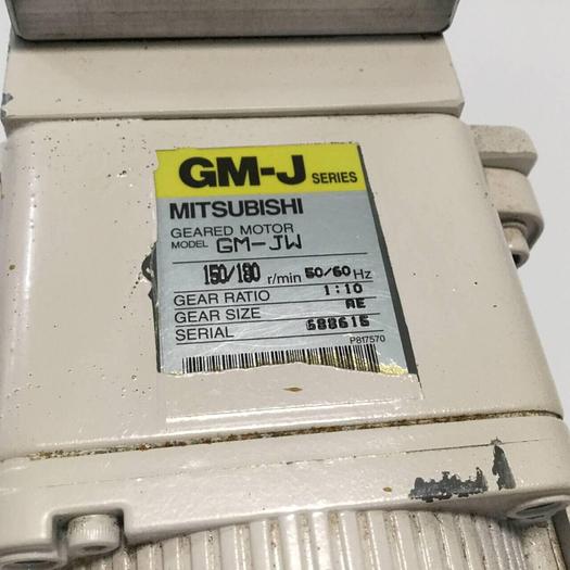 Used MITSUBISHI Geared Motor w/ Feed Throat Slide GM-JW USED