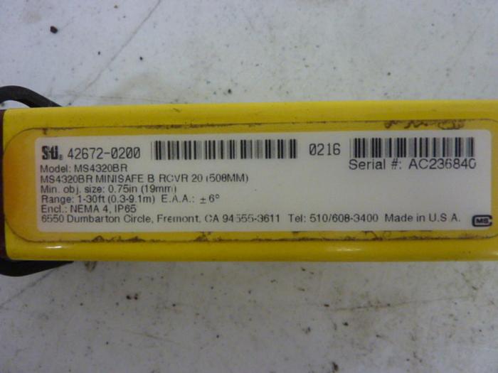 Used STI Light Curtain Receiver MS4320BR #60040