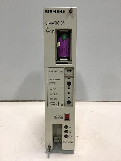 Used SIEMENS Modular Power Supply E220G5/15WRGD #126109