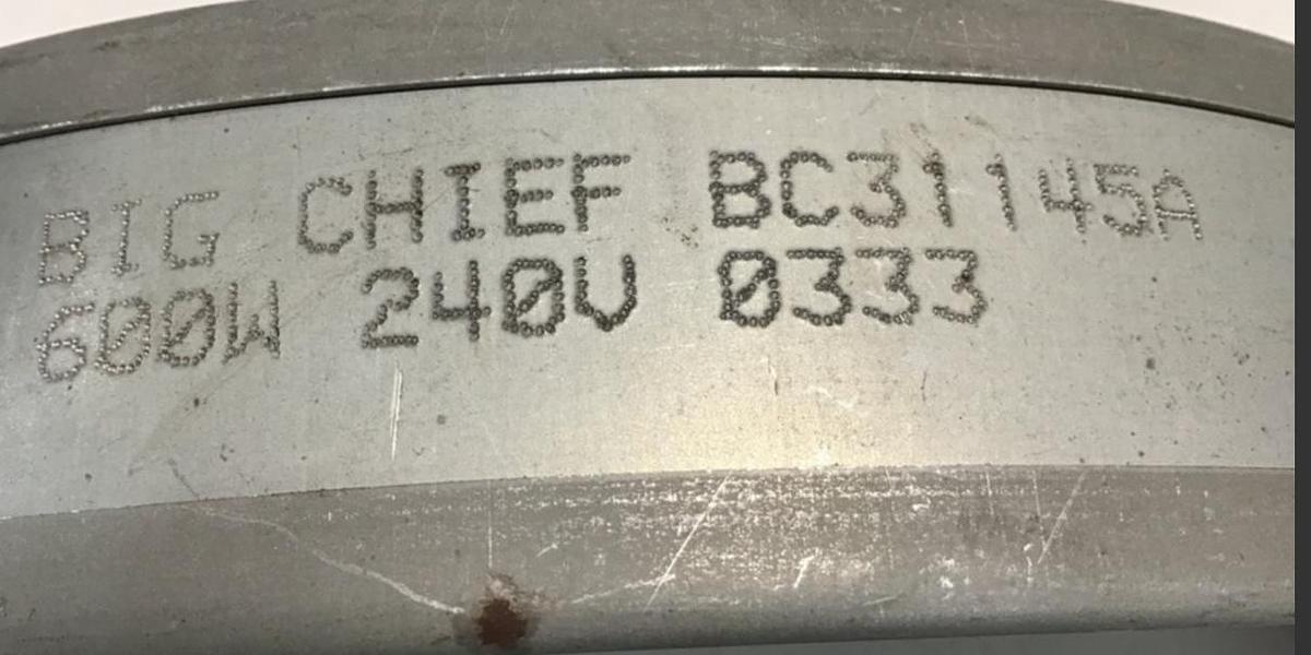 Used BIG CHIEF 600 Watt Heater Band BC31145A NEW