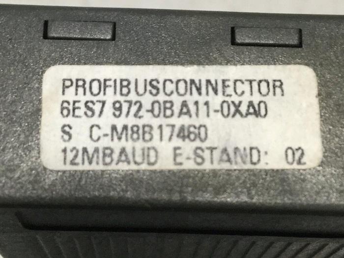 Used SIEMENS Profibus Connector 6ES7 972-0BA11-0XA0 #104452