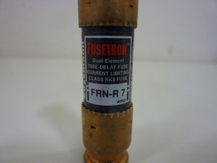Used BUSSMANN 7 Amp Fuse FRN-R-7 #47579