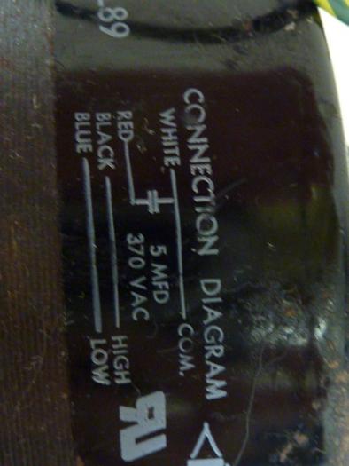 Used FASCO 1/8 HP Double Shaft Motor 7176-2325 #55921