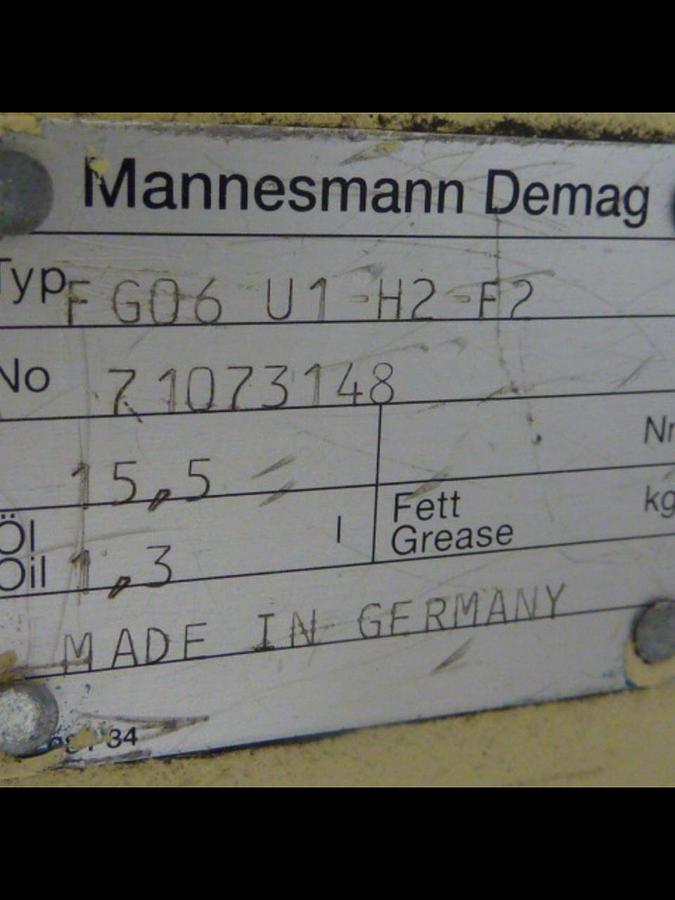 Used MANNESMANN DEMAG Microspeed Unit FG06 U1-H2-F2 Used