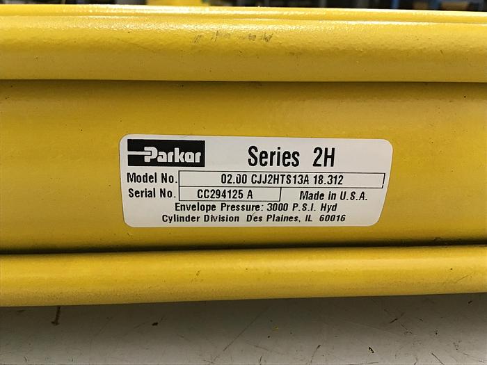 Used PARKER Cylinder 02.00 CJJ2HTS13A 18.312 Used #143372