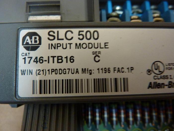 Used ALLEN BRADLEY Input Module 1746-ITB16 SER C #24542