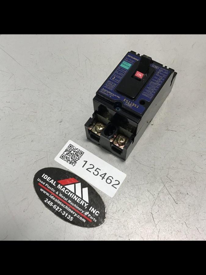 Used MITSUBISHI 3 Amp Circuit Breaker NF30-CS-3 Used