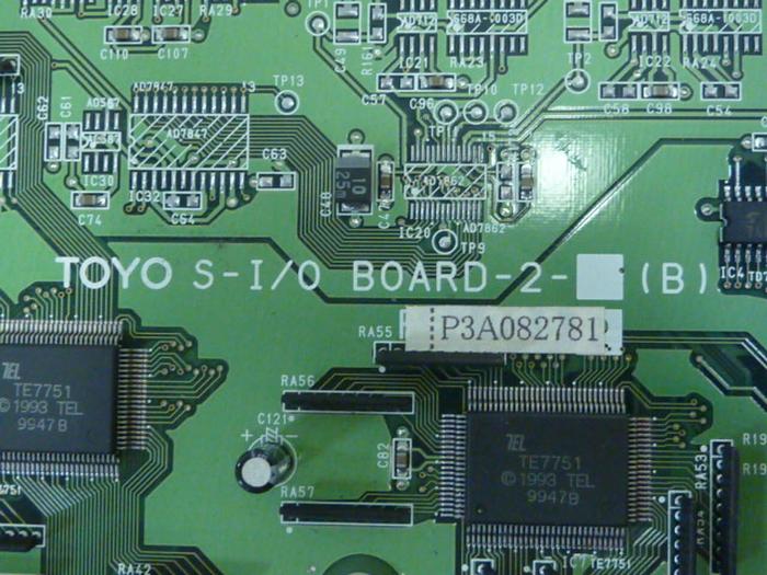 Used TOYO Circuit Board P3A082781 #60876