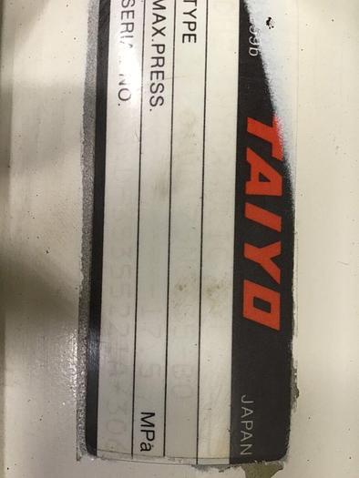 Used TAIYO Injection Sled Cylinder ISF190VL / C #140750