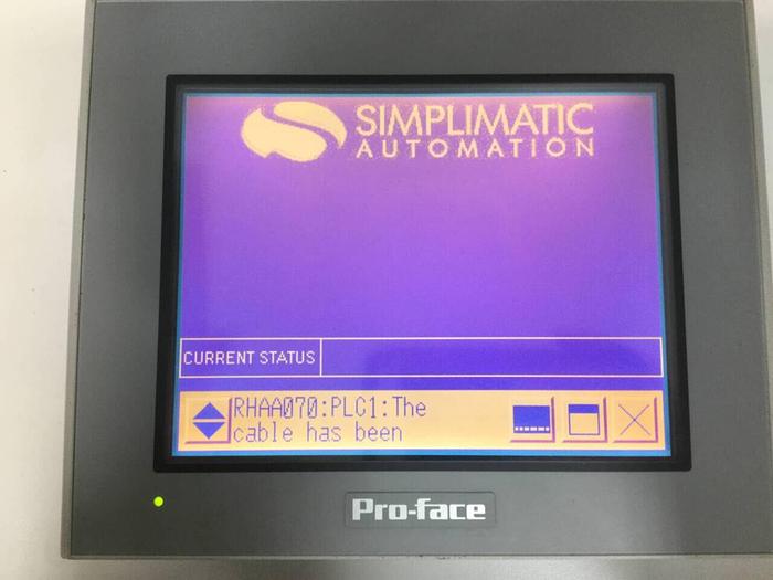 Used PROFACE operator interface 3580207-02 #92481