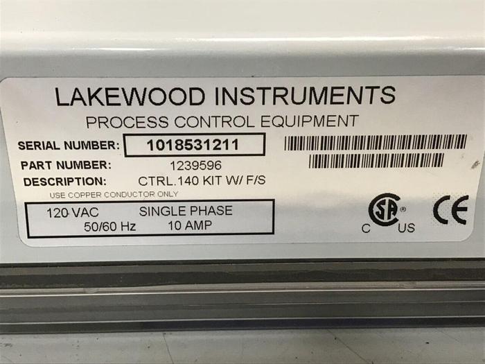 Used LAKEWOOD Cooling Tower Water Treatment Control 140 #132554