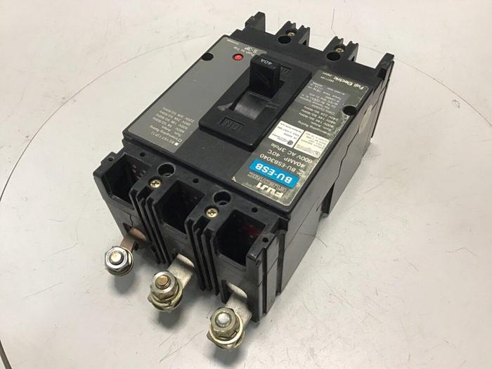 Used FUJI ELECTRIC 40 Amp Circuit Breaker BU-ESB3040 #119575