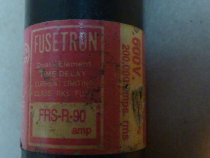 Used BUSSMANN 90 Amp Fuse FRS-R-90 #36403