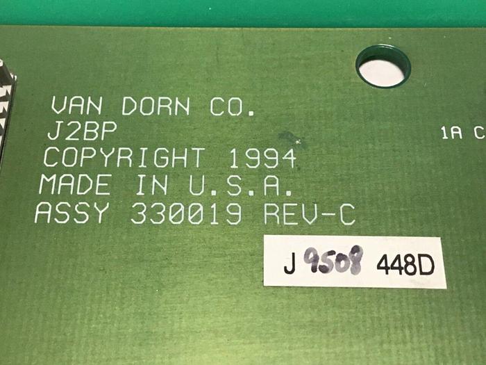 Used VAN DORN Circuit Board 330019 PC330-019 330-019 Used