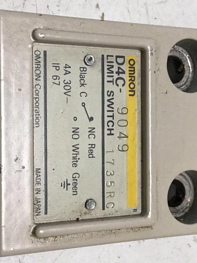 Used OMRON Limit Switch D4C-9049 #118799