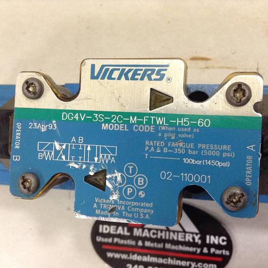 Used VICKERS Valve DG4V3S2CMFTWLH560 #74184