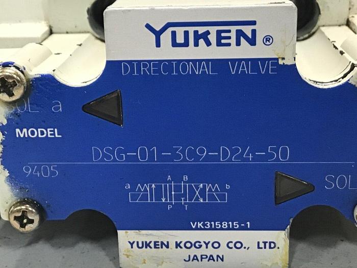 Used YUKEN Directional Valve DSG-01-3C9-D24-50 Used