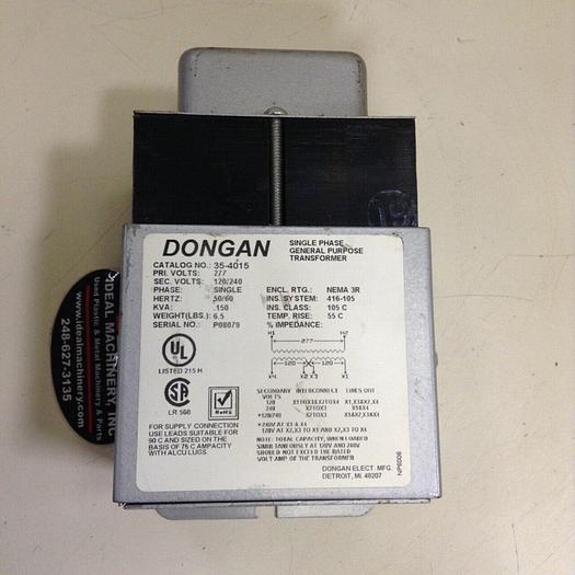 Used DONGAN 0.150 kVA Transformer 35-4015 #74359