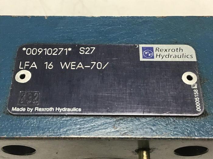 Used REXROTH Valve LFA16WEA70 #129677