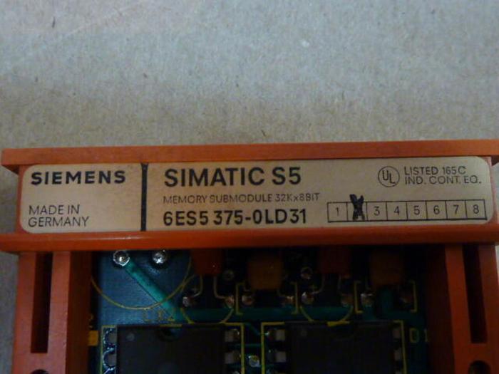 Used SIEMENS Memory Submodule 6ES5 375-0LD31 #29850