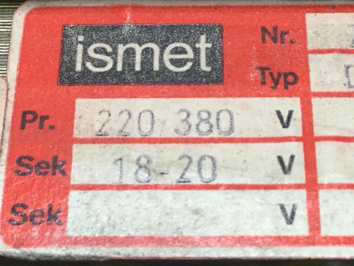 Used ISMET 0.2 kVA Transformer 79/002664 #107868