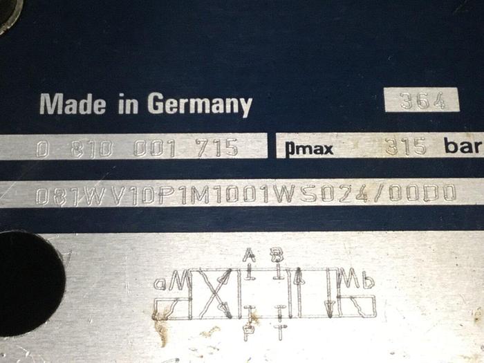 Used BOSCH Control Valve 0 810 001 715 Used