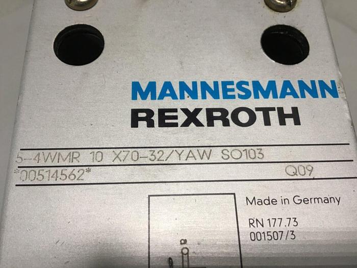 Used MANNESMANN REXROTH Valve 54WMR10X7032/YAW SO103 USED