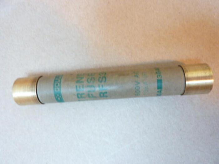 Used GOULD / SHAWMUT 30 Amp Fuse RFS30 #38992