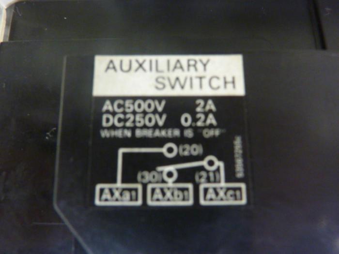 Used FUJI ELECTRIC 60 Amp Circuit Breaker SA103R-60 #46770