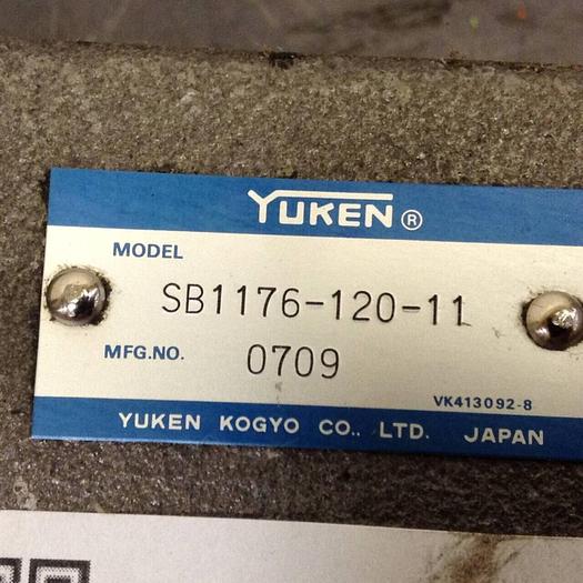 Used YUKEN Valve SB1176-120-11 #73372