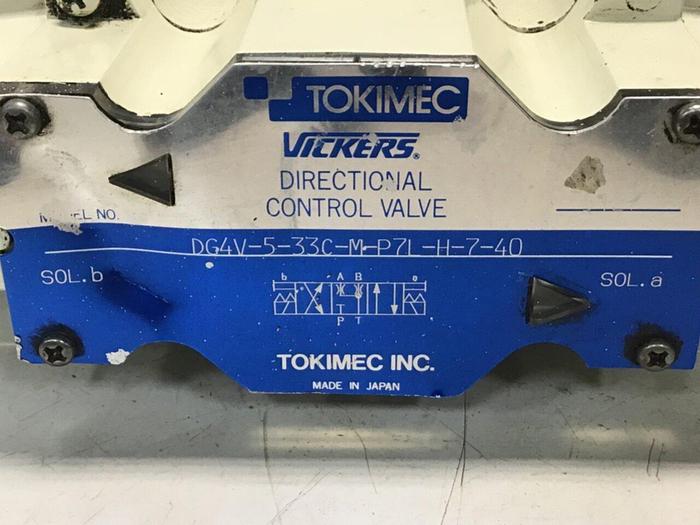 Used VICKERS Directional Valve DG4V-5-33C-M-P7L-H-7-40 #133049